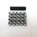 Lug Nut Set Chrome Through Hole -  AW / SW M12x1.5
