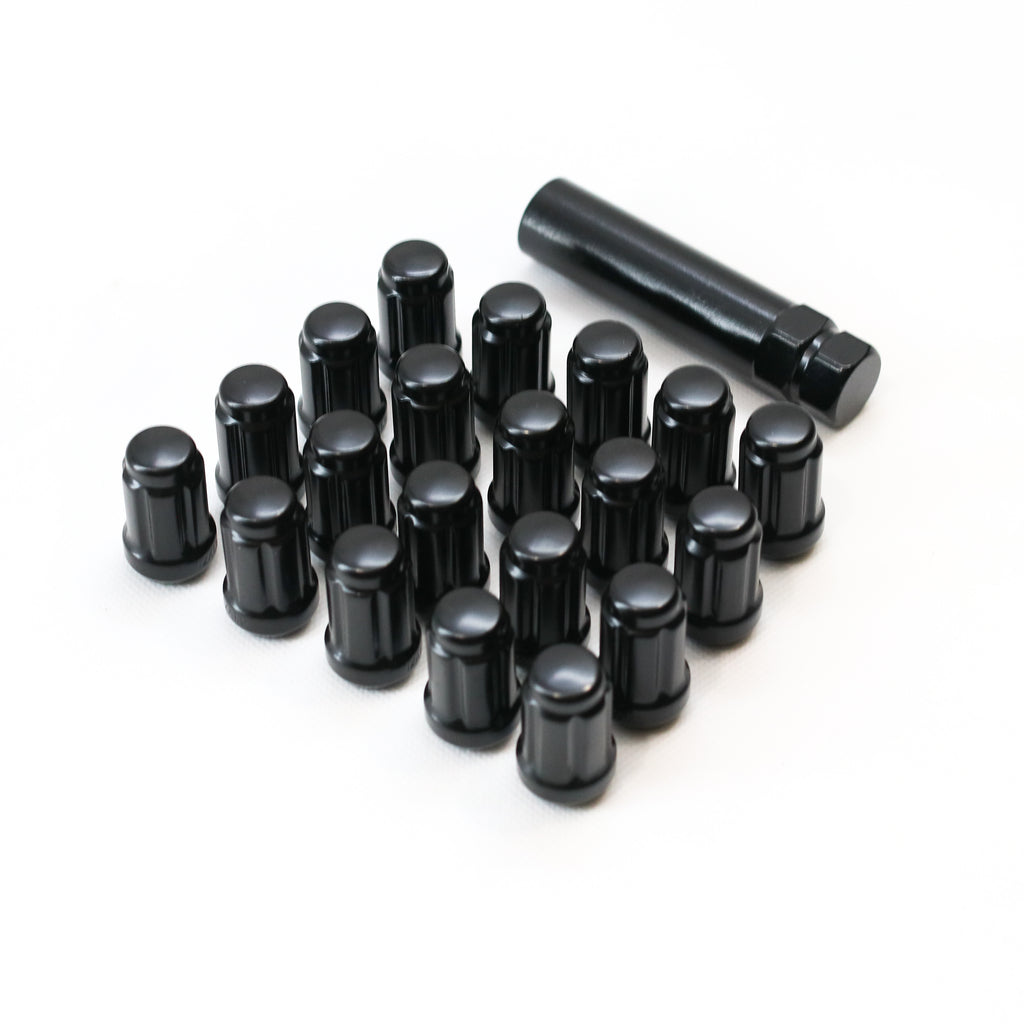 Lug Nut Set Black Acorn -  AW / SW M12x1.5